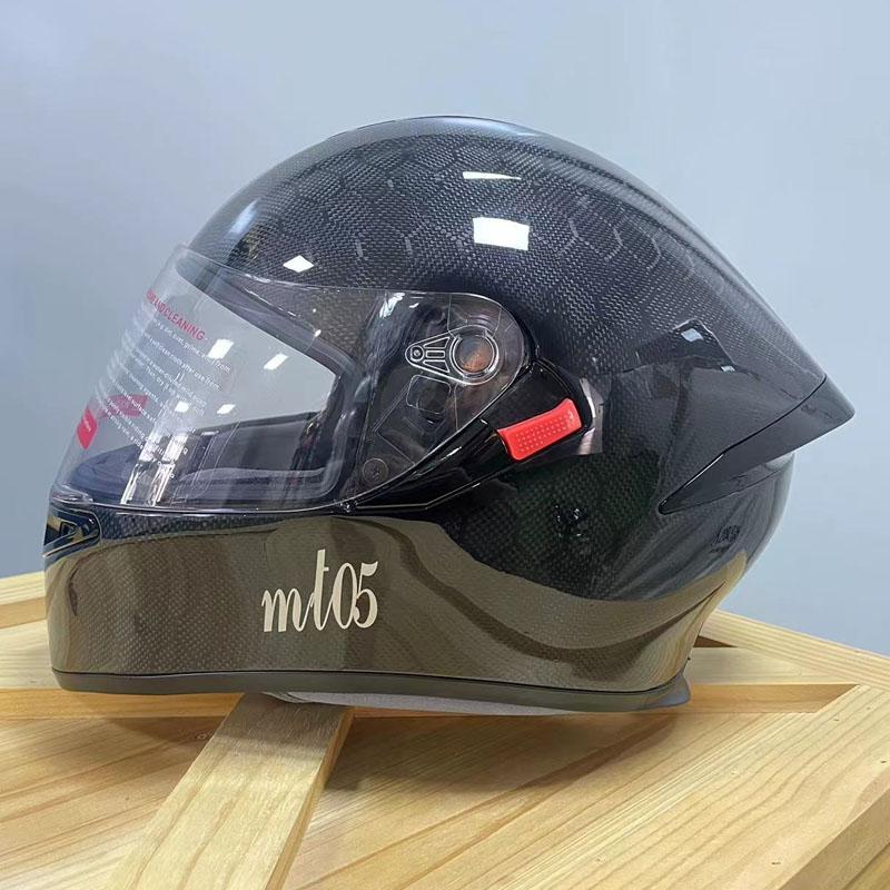 Topi keledar Motosikal Carbon Borong Menunggang Motosikal Topi Muka Penuh Topi Keledar Motosikal